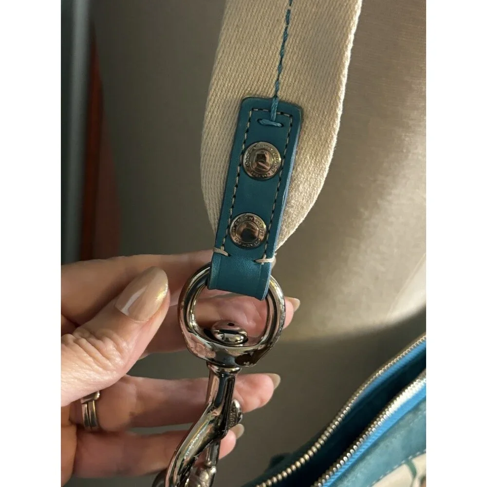 COACH Y2K 2005 Vintage Logo Hamptons Scribble Demi Crossbody bag